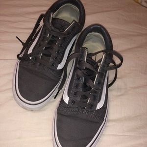 Gray brand new vans